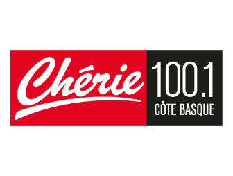 Logo partenaires de la Biarrose édition 2023, association Chérie FM cote basque